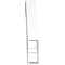 Ekena Millwork 3-in. W x 18-in. D x 18-in. H Pescadero Architectural Grade PVC Knee Brace BRCP03X18X18PEC - alternate 5